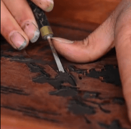 底胎处理与镶嵌